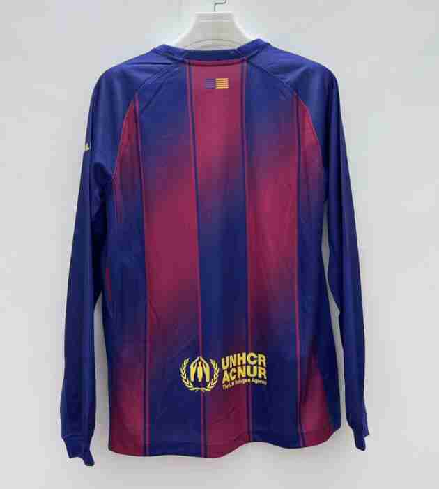 Tailandia Camiseta FC Barcelona Primera Manga larga Equipacion 2025 2026_1
