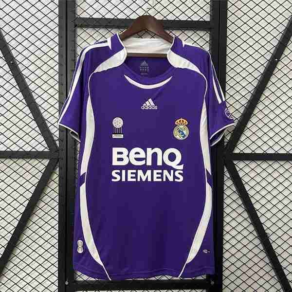 Tailandia Camiseta Real Madrid 3ª Retro 2006 2007 Thailande Maillot 3rd Real Madrid Retro 2006 2007